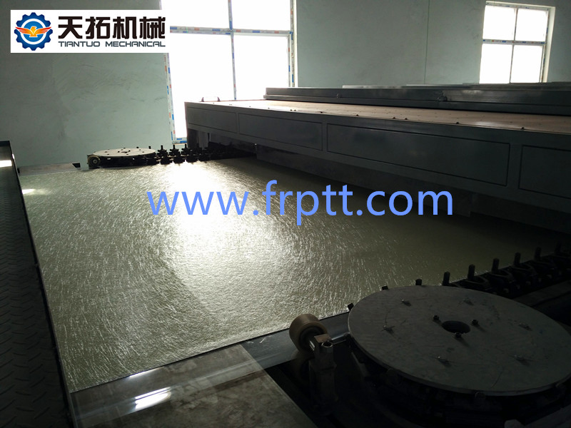 FRP gel coat flat sheet production line