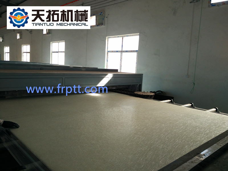 FRP carriage plate making machine