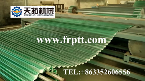 FRPtransverselycorrugatedtilemachine