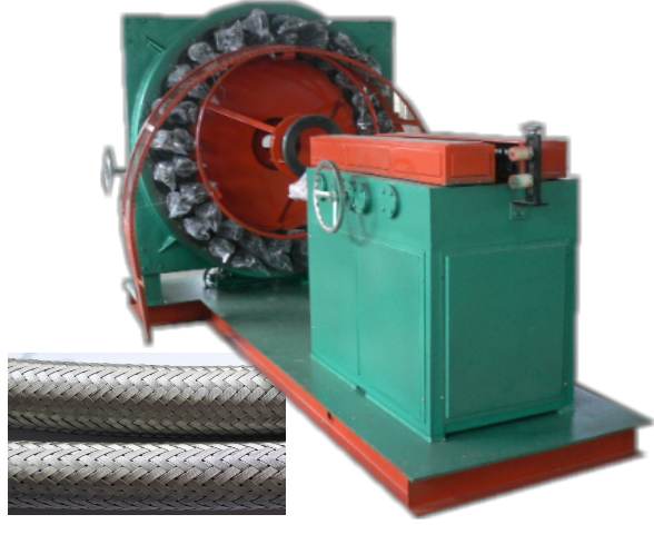 Stainless steel braiding machine