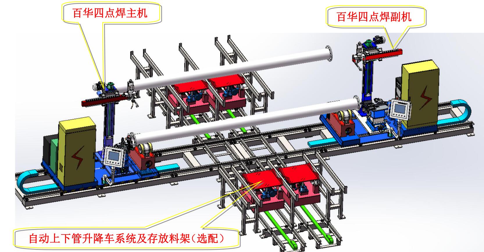 PFW系列大管径直管法兰四点焊